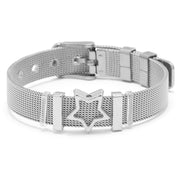 Keeper Combination Anchor Stainless Steel Bracelet