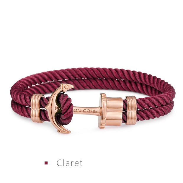 Anchor Bracelet, Couple Hand Rope, Trendy Men's Personality Bracelet