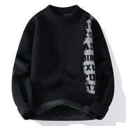 Fashionable Knitted Pullover Men's Long Sleeve