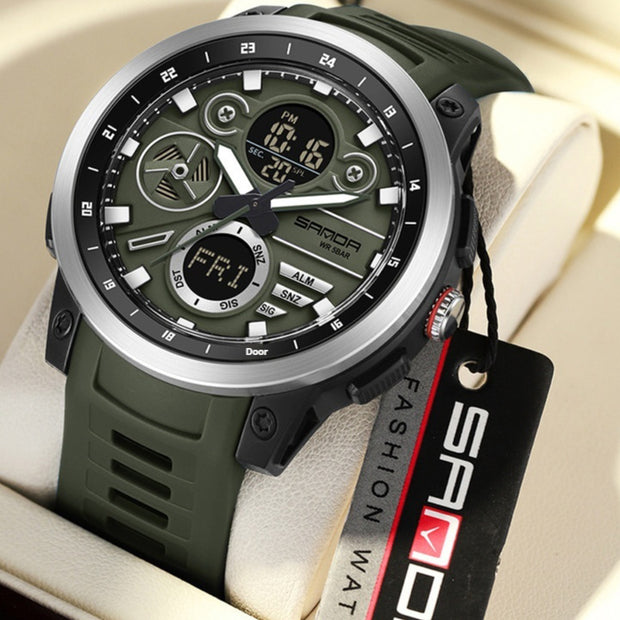 Sports Trend Multifunctional Waterproof Alarm Clock Reminder Electronic Watch