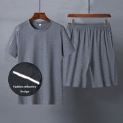 Cotton Short-sleeved T-shirt Trousers Casual Suit