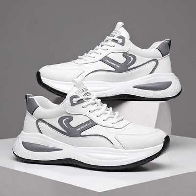 Leather Casual White Shoes Men's Outdoor Mountaineering