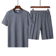 Cotton Short-sleeved T-shirt Trousers Casual Suit