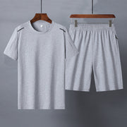 Cotton Short-sleeved T-shirt Trousers Casual Suit