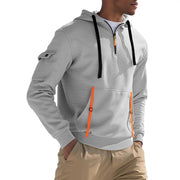 Men's Fleece-lined Casual Sweatshirt Fashion Hoodie